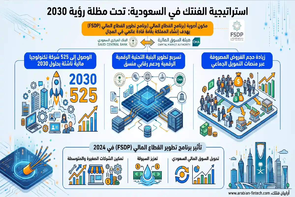 مستقبل التكنولوجيا المالية في الخليج: نمو وفرص 2033 السعودية: استراتيجية الفنتك تحت مظلة رؤية 2030 في التكنولوجيا المالية في الخليج