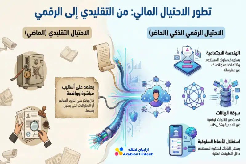 تطور الاحتيال المالي في العصر الرقمي