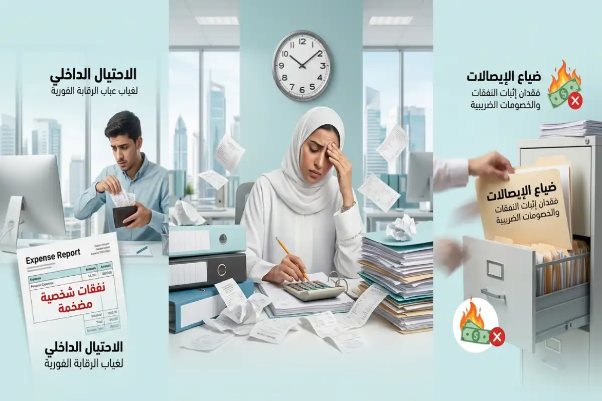 كيف تختار برامج إدارة المصروفات للشركات في سوق دبي؟ برامج إدارة المصروفات للشركات ومخاطر الأنظمة اليدوية التقليدية