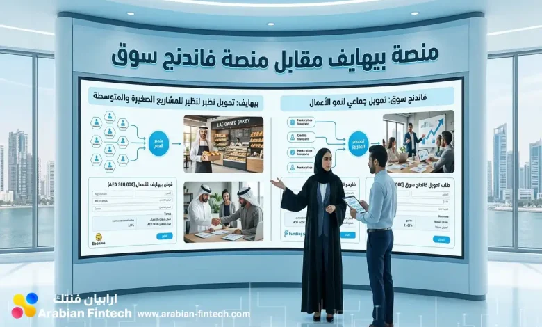 مقارنة تمويل الشركات منصة بيهايف مقابل منصة فاندنج سوق مقارنة تمويل الشركات منصة بيهايف مقابل منصة فاندنج سوق