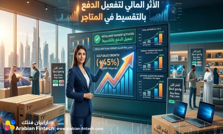 الأثر المالي لتفعيل الدفع بالتقسيط في المتاجر لنمو المبيعات الأثر المالي لتفعيل الدفع بالتقسيط في المتاجر لنمو المبيعات